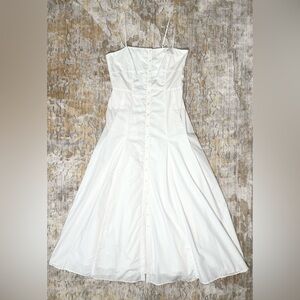 White J Crew Summer Maxi Dress Size 4
